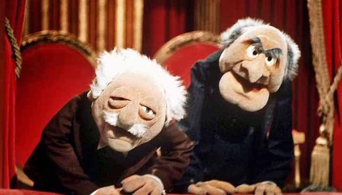 I got: You are most like... STATLER & WALDORF